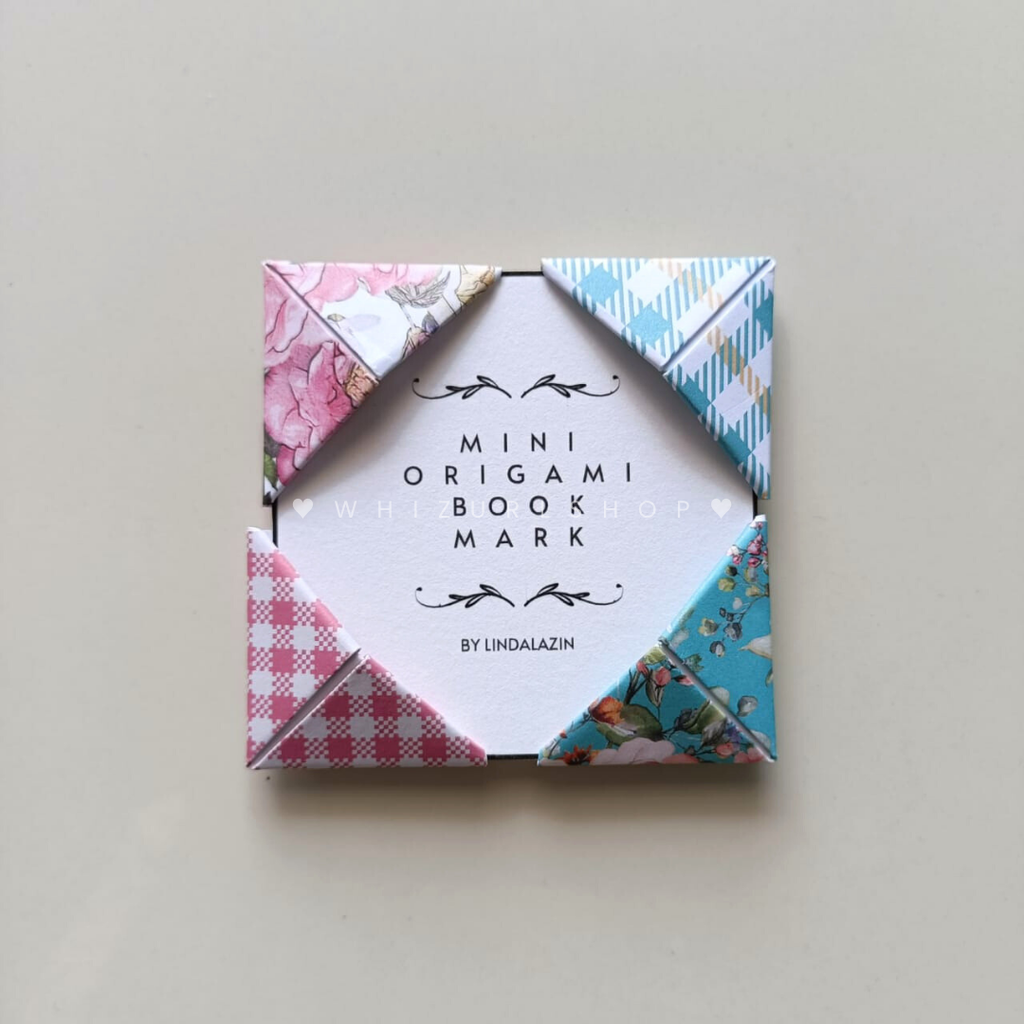 Mini Origami Bookmarks/Paperback Corners (3.5cm x 3.5cm) Mix and Match ...
