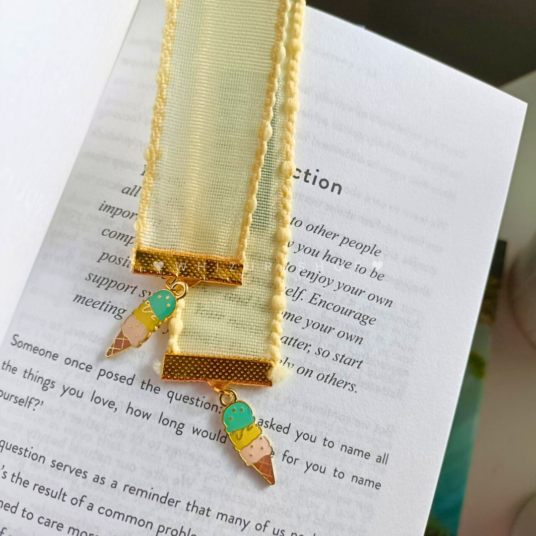 DIY Ribbon Bookmarks with Charms - A Few Shortcuts