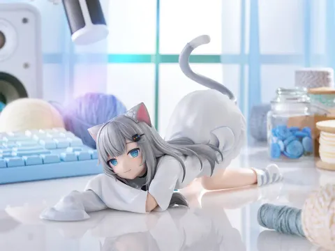 TENITOL BIG Noodle Stopper Figure Nachoneko