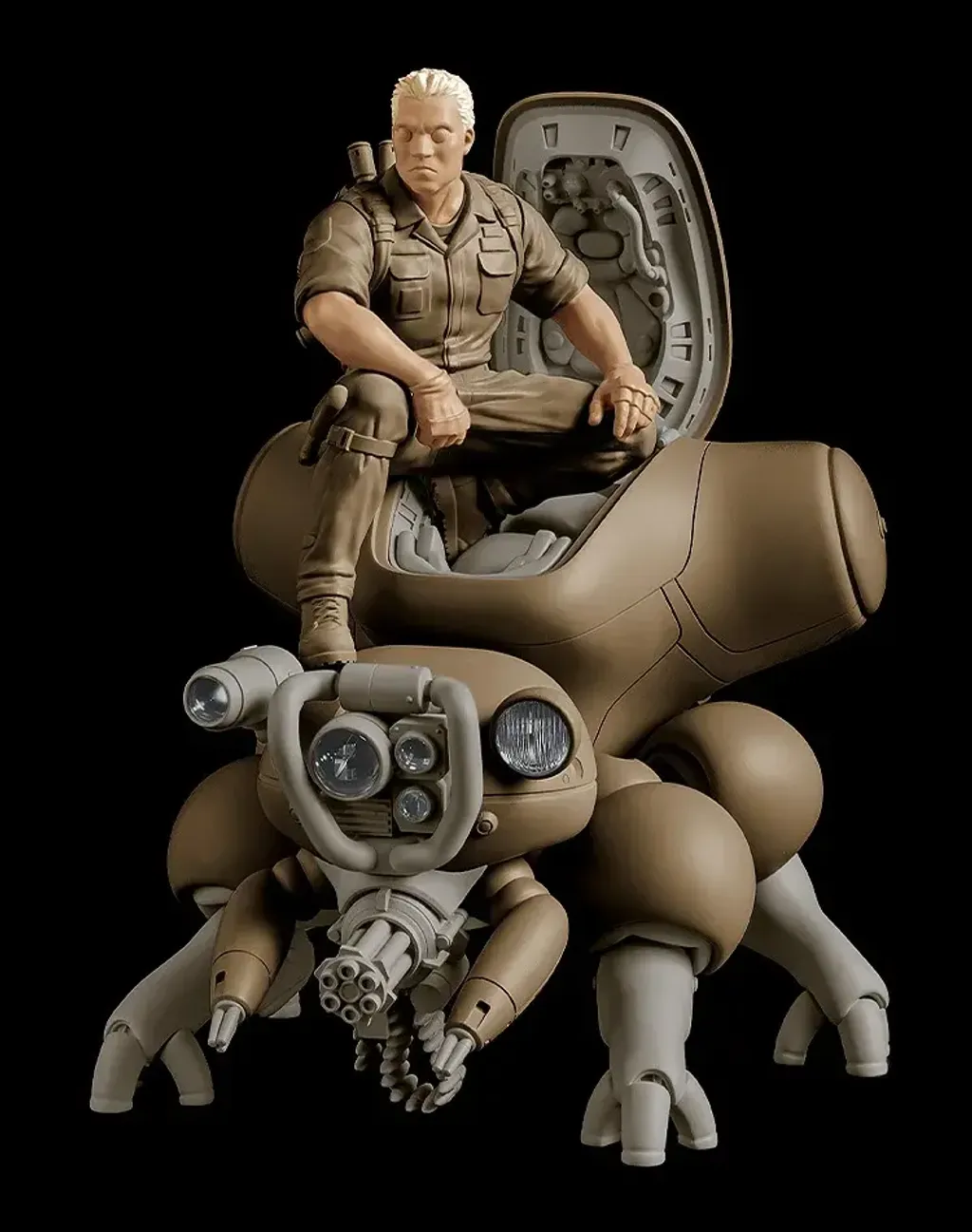 Batou with Fuchikoma