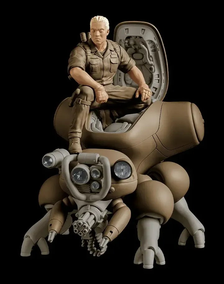 Batou with Fuchikoma