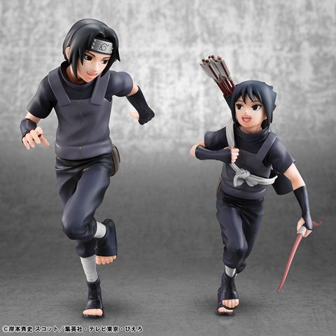 MEGAHOUSE G.E.M. SERIES Naruto Shippuden Itachi Uchiha & Sasuke （Repeat）
