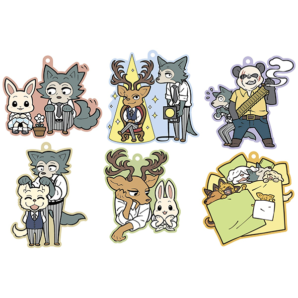 RUBBER MASCOT BUDDYCOLLE BEASTARS (One set consists of 6 mascots).jpg