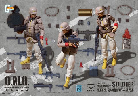 G.M.G. Mobile Suit Gundam Earth United Army Soldier (with gift).jpg