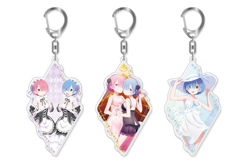 ReZERO -Starting Life in Another World- Big Acrylic Keychain 3 Pieces Set.jpg