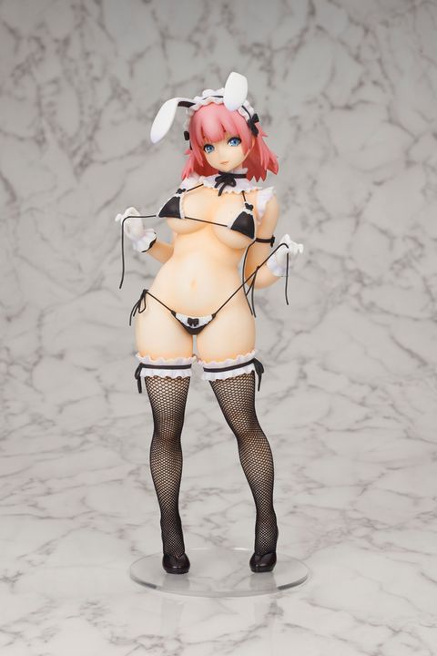 Yurufuwa Maid Bunny illustration by Chie Masami 16scale Painted Figure.jpg