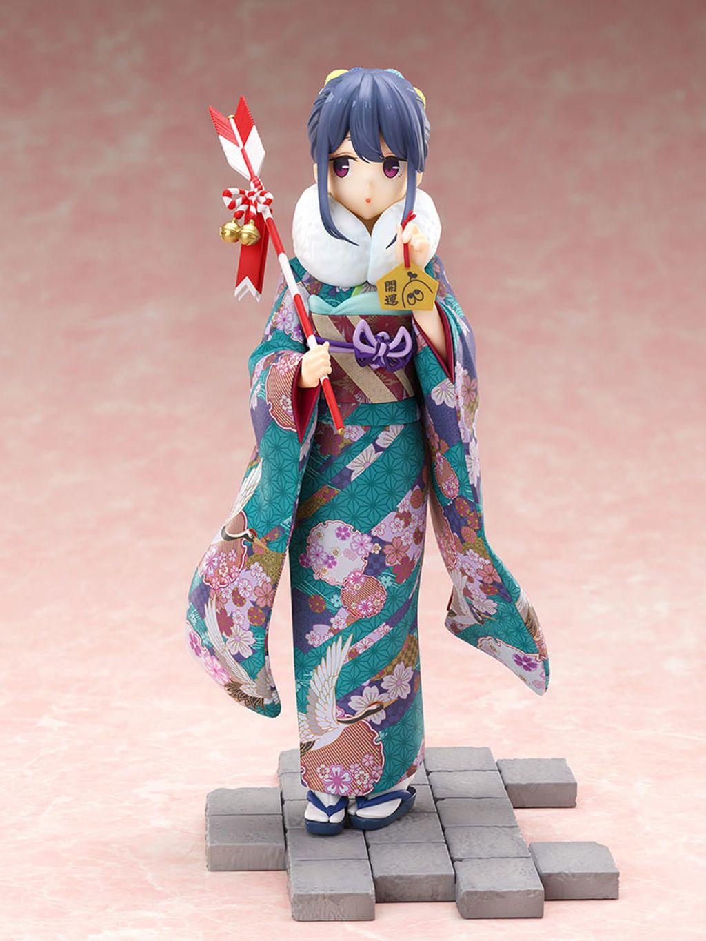 Yuru Camp Rin Shima Furisode ver. 1-7 Scale Figure.jpg