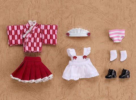 Nendoroid Doll Outfit Set (Japanese-Style Maid - Pink).jpg