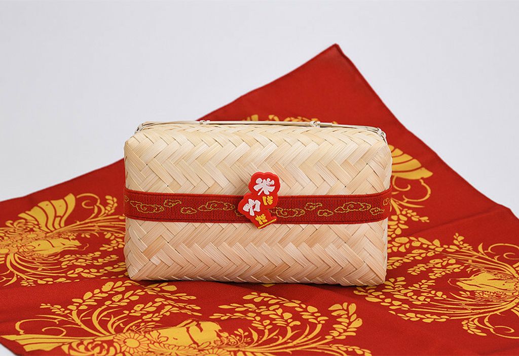 Sakuna Of Rice and Ruin - Bamboo Wicker Lunch Box + Cloth Wrap Set.jpg