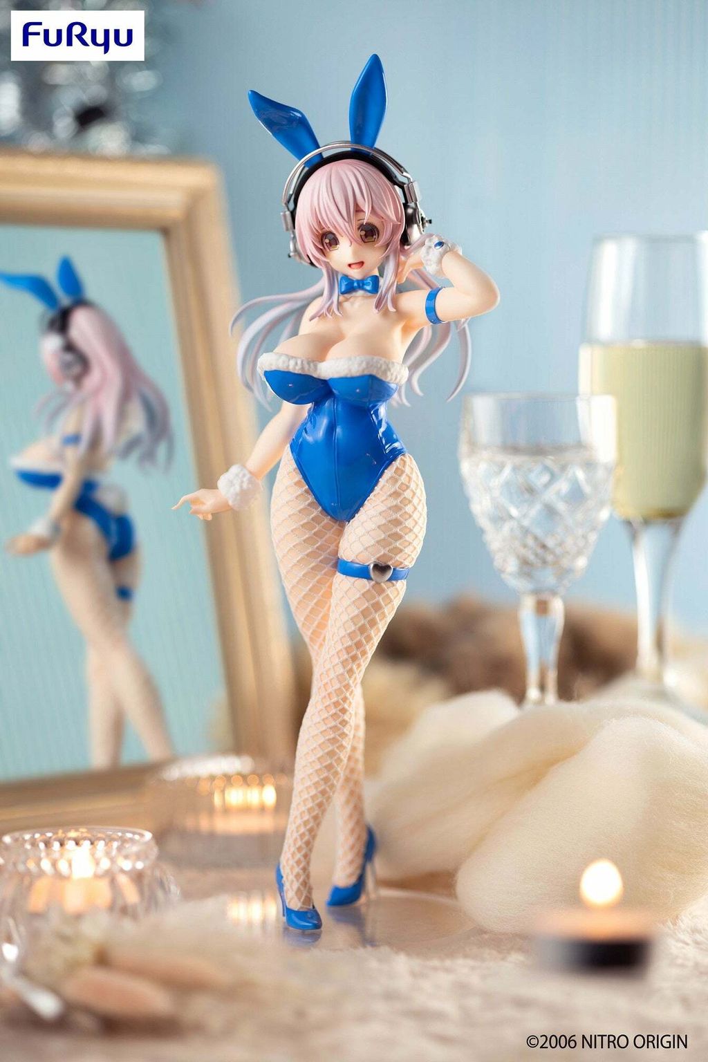 BiCute Bunnies Figure-SUPER SONICO・Blue Rabbit ver.-.jpg