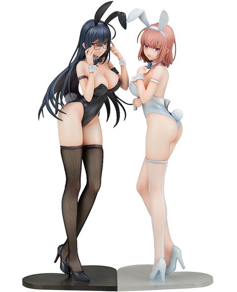 Black Bunny Aoi and White Bunny Natsume Two Figure Set.jpg