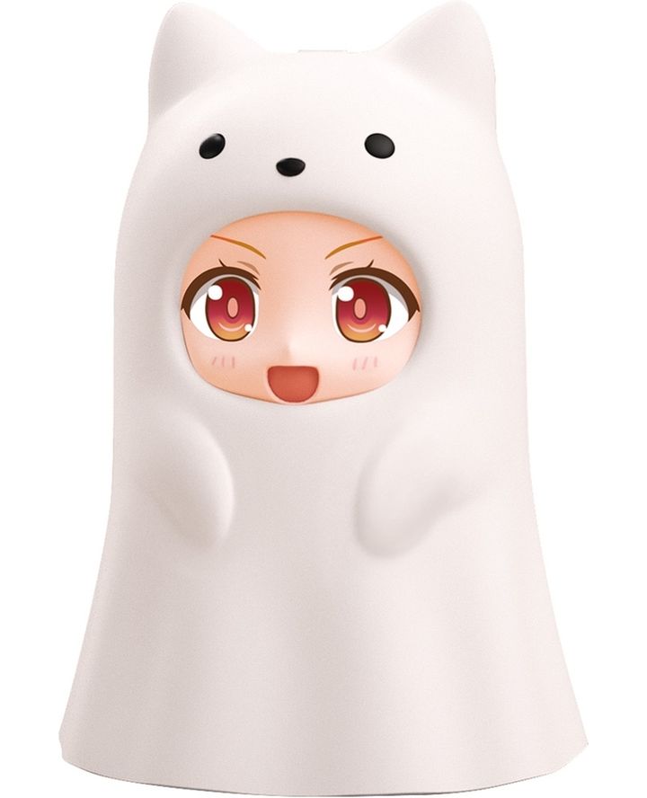 Nendoroid More Kigurumi Face Parts Case (Ghost Cat White)