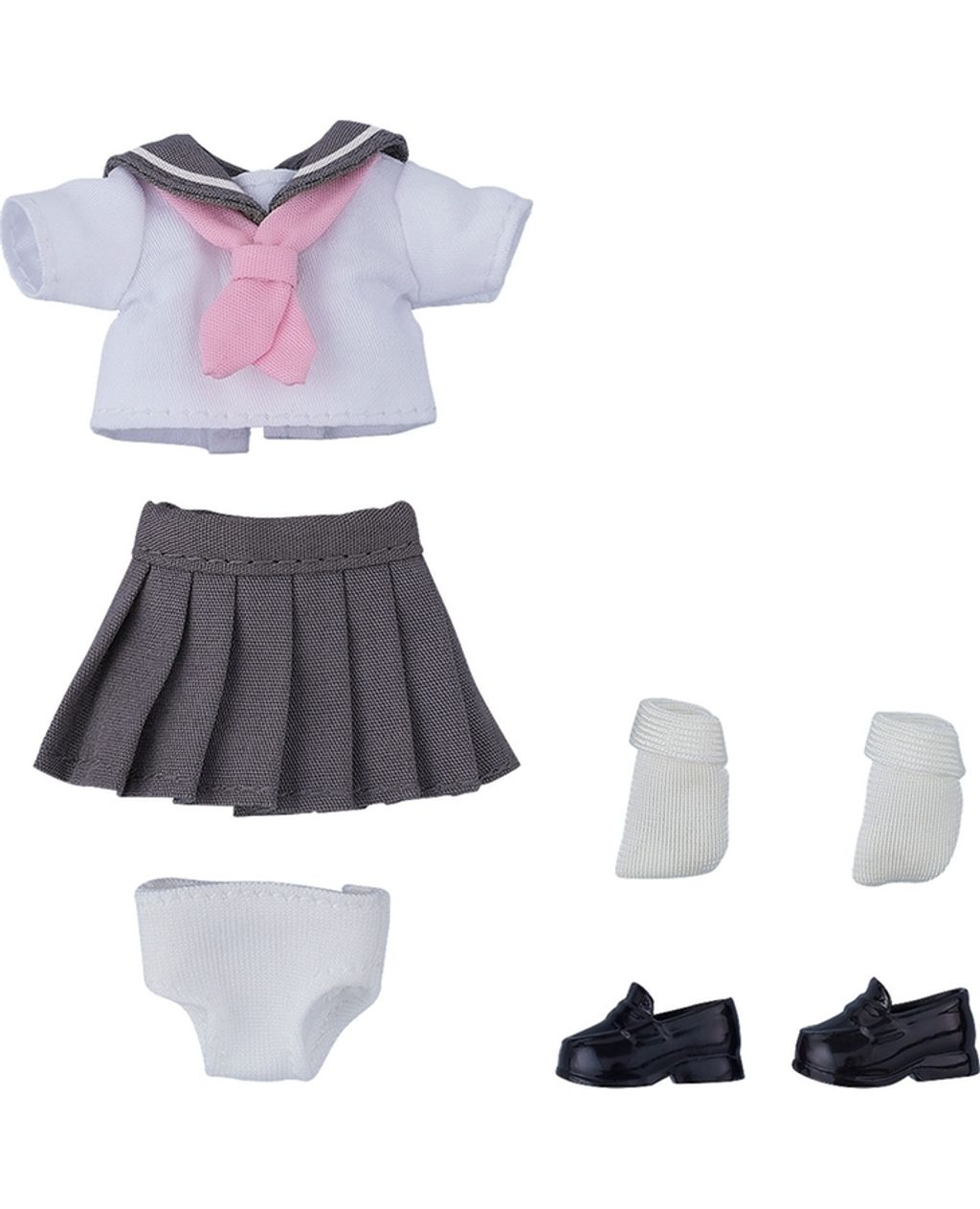 Short-Sleeved Sailor Outfit (Gray)