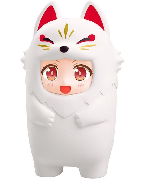 Nendoroid More Kigurumi Face Parts Case (White Kitsune)