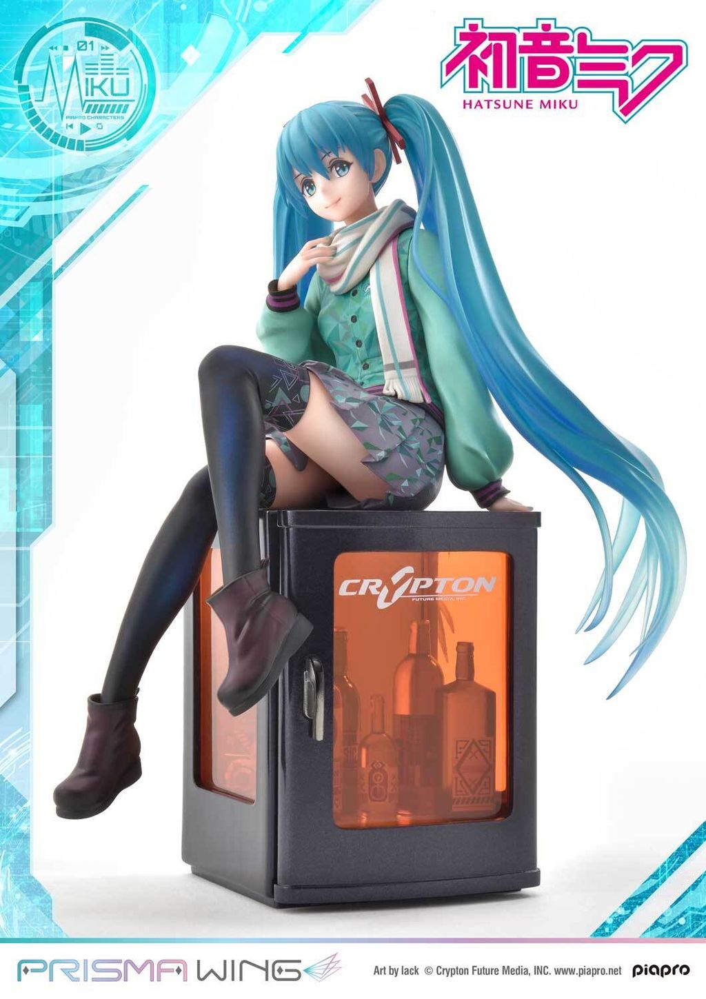 PRISMA WING Hatsune Miku Art by lack 17 Scale Pre-Painted Figure