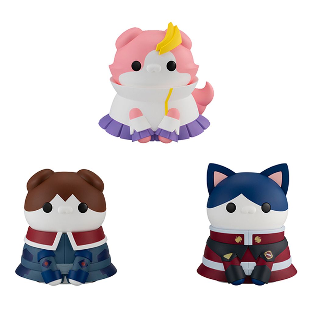 MOBILE SUIT GUNDAM SEED Nyanto! The Big Series Nyandam SEED Kira&Athrun&Lacus Set【with gift】
