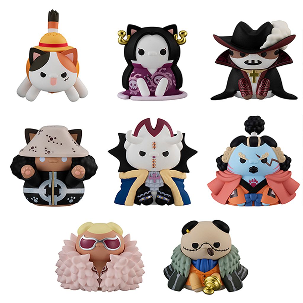 ONE PIECE Nyan Piece Nyan! Ver. Luffy & the Seven Warlords of the Sea (SET of 8pcs)