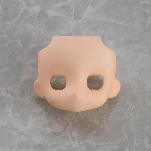 Nendoroid Doll Customizable Face Plate - Narrowed Eyes Without Makeup (Peach)