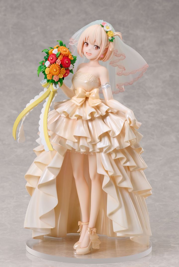Lycoris Recoil Chisato Nishikigi Wedding dress Ver. 17 Scale Figure