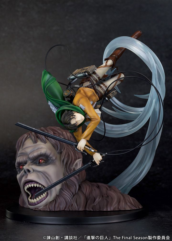 Scale Figure Levi vs Beast Titan ver.
