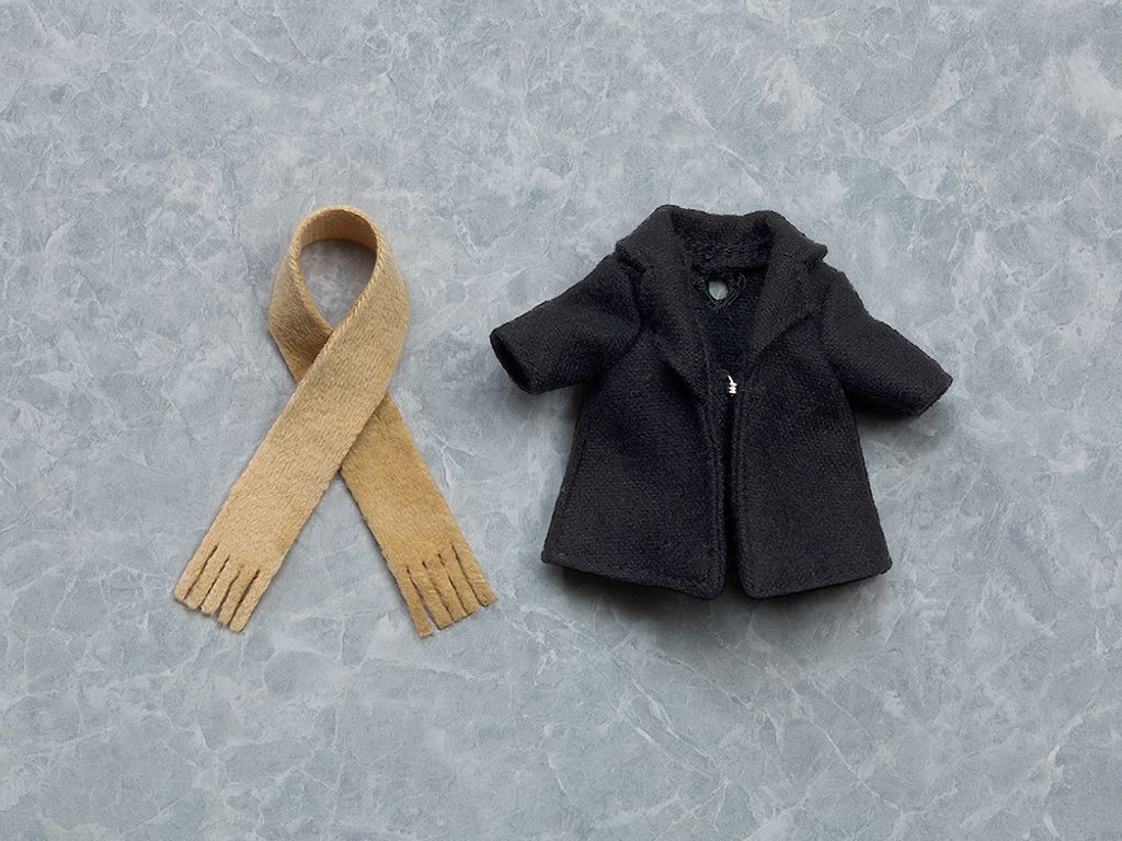 Nendoroid Doll Coat & Scarf (BlackBeige)