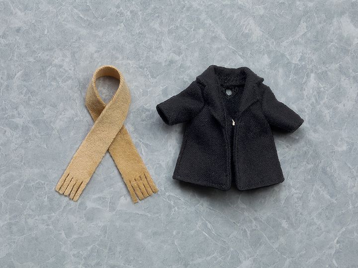 Nendoroid Doll Coat & Scarf (BlackBeige)