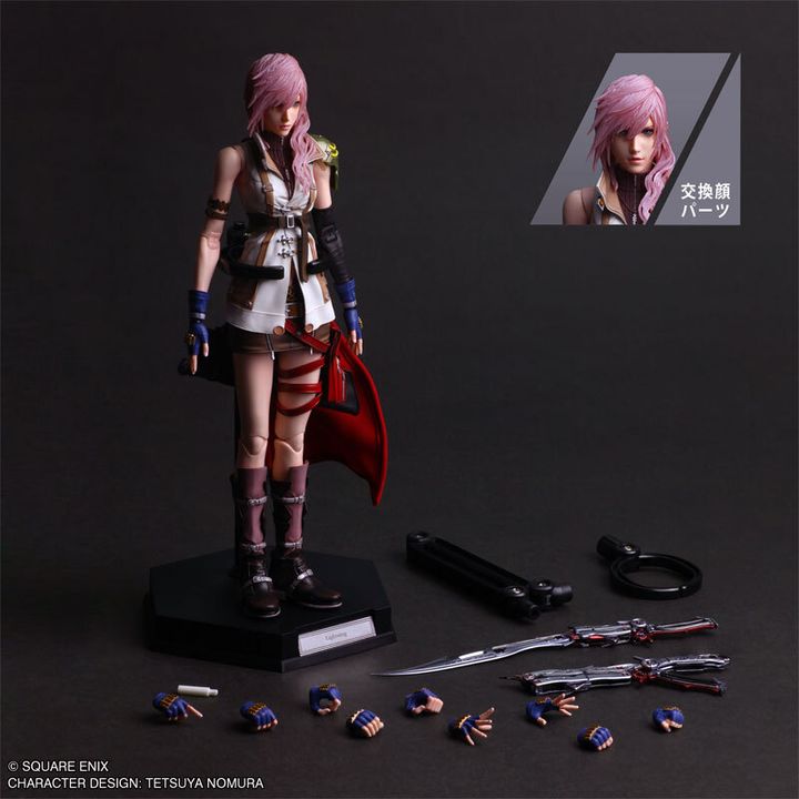 Final Fantasy XIII PLAY ARTS SHIN Lightning