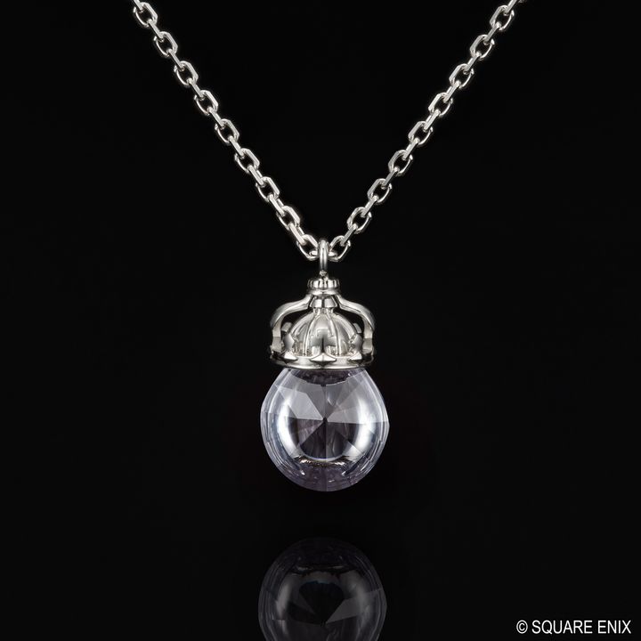 FINAL FANTASY IX Silver Necklace - GARNET