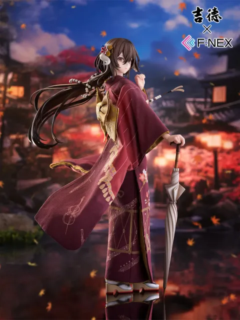 Mikasa blue flower komachi ver -Japanese Doll-