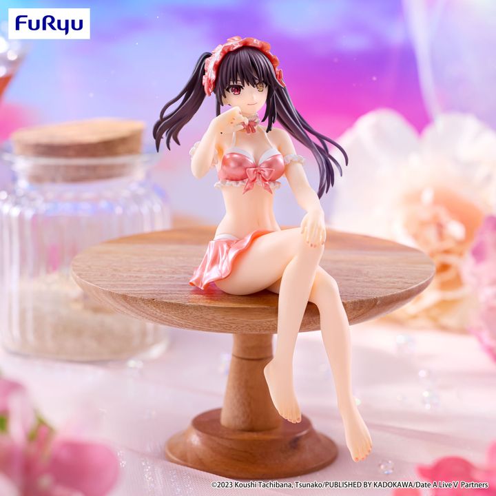Date A LiveⅤ Noodle Stopper Figure -Kurumi Tokisaki Swimsuit Pastel Red Color ver.-