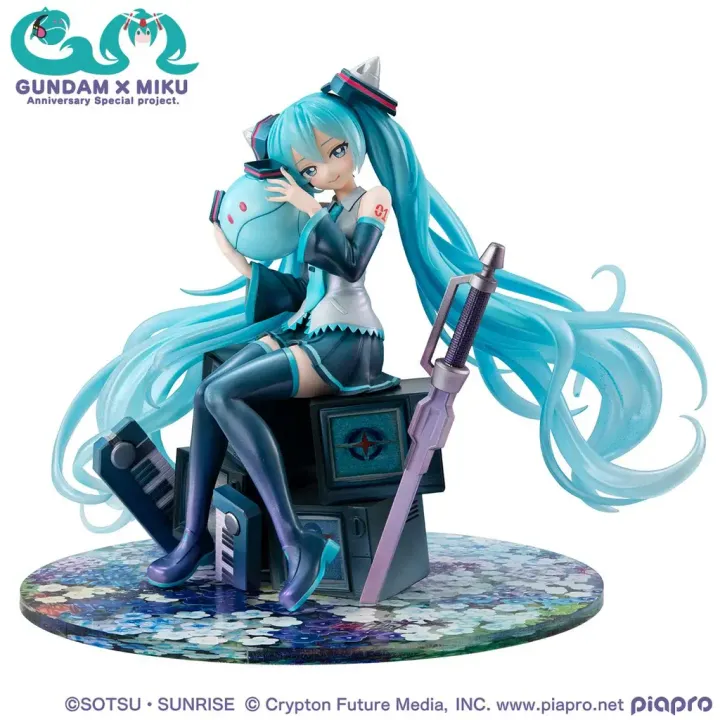 Gundam 45th Anniversary x Hatsune Miku - Hatsune Miku x 00 Gundam