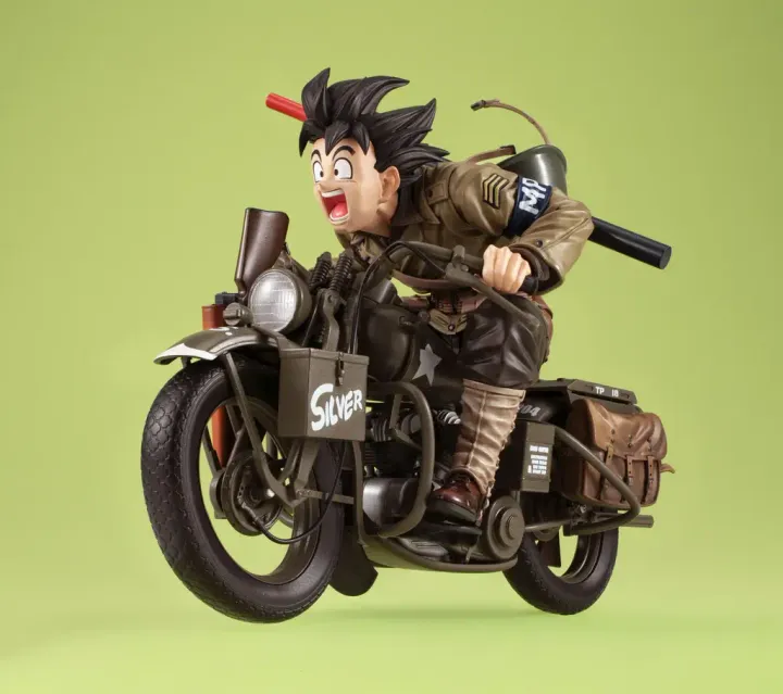 Son Goku & Motorbike
