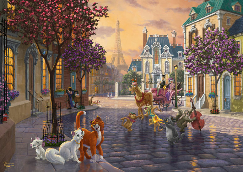 59690_Disney_Dreams_Collection_Thomas_Kinkade_Studios_The_Aristocats_Erwachsenenpuzzle_1000_Teile_72ppi_Motiv-fd2d1009