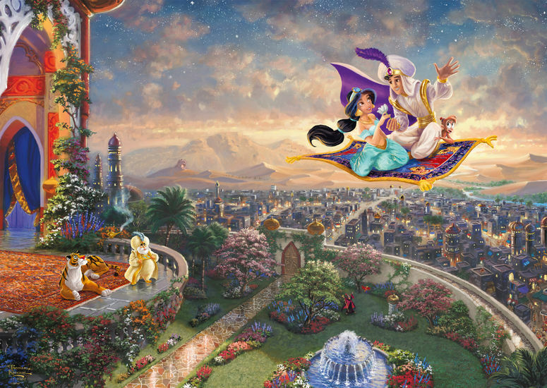 59950_Thomas_Kinkade_Studios_Disney_Dreams_Collection_Aladdin_Puzzle_1000_Teile_72ppi_Motiv-c1833247