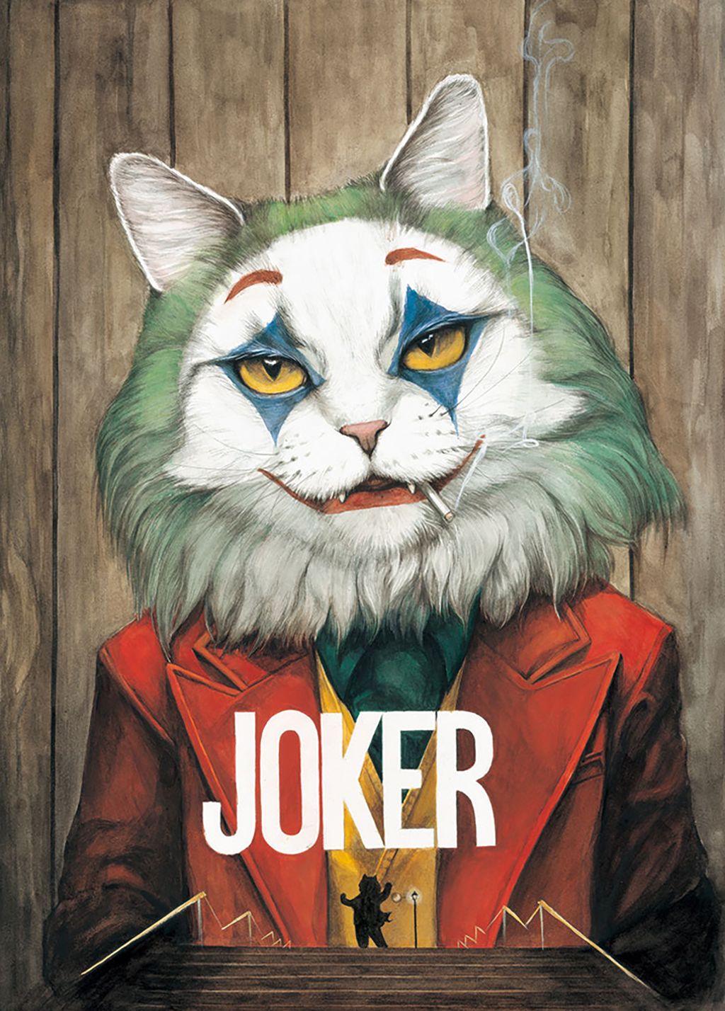 C3017-小丑猫-Joker-©ARTPUZZLE-STUDIO