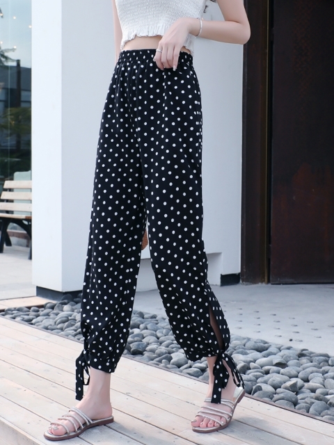 New-Arrival Lantern Pants Women's Polka 