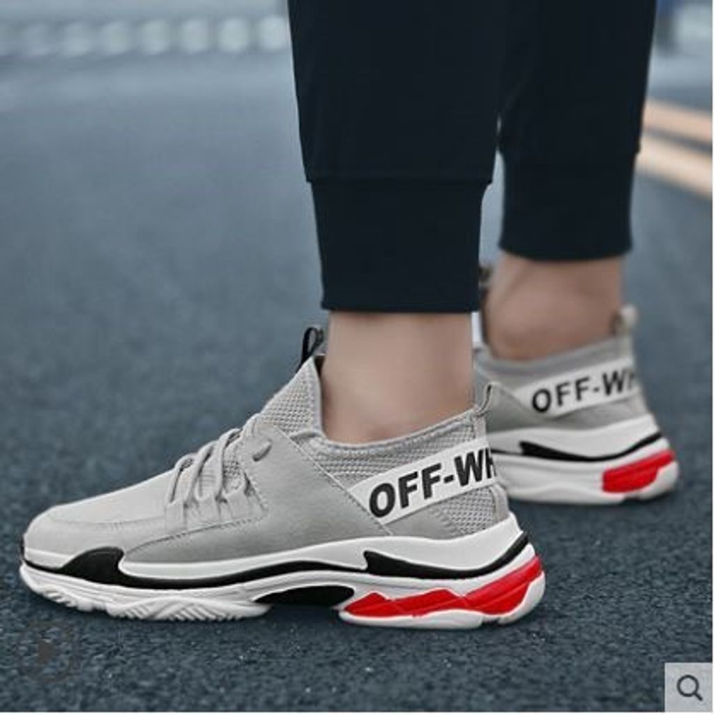 Pre-Order] Men's Korean Trend Sports Shoes Offwhite Shoes Breathable Summer  Shoes – Sporty Guys Online Store