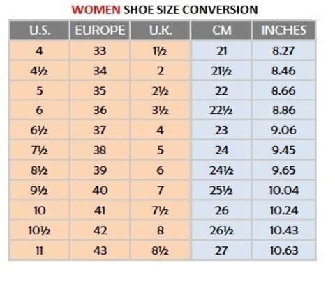 43 shoe size in korea