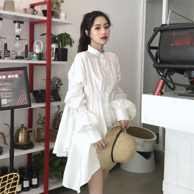 korean long sleeve dress