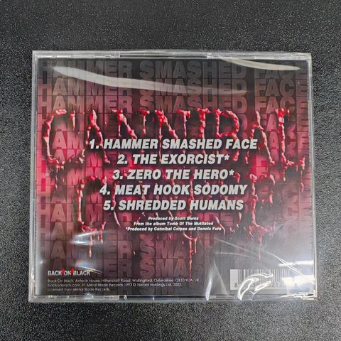 CANNIBAL CORPSE Hammer Smashed Face CD – Varmt Stal Records