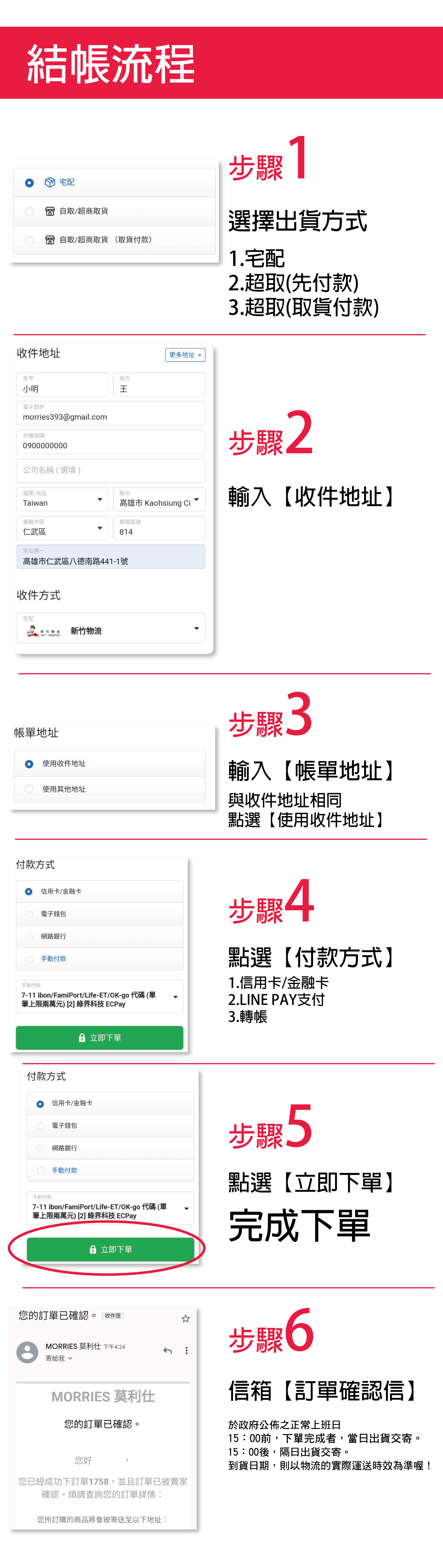 結帳