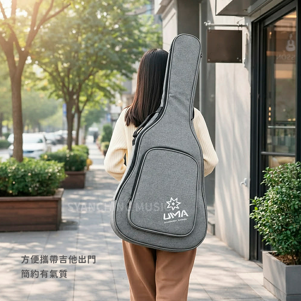 網拍圖_UMA灰色吉他袋_2