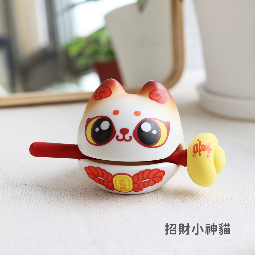 網拍圖_動物小木魚_宮廟系列_招財小神貓