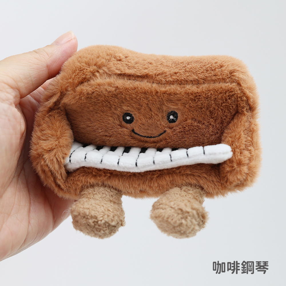 網拍圖_樂器娃娃吊飾_規格_咖啡鋼琴