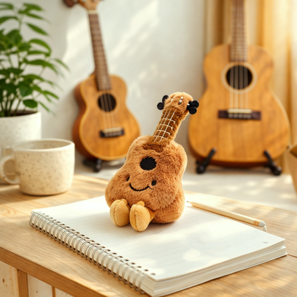 樂器娃娃 | 咖啡烏克麗麗