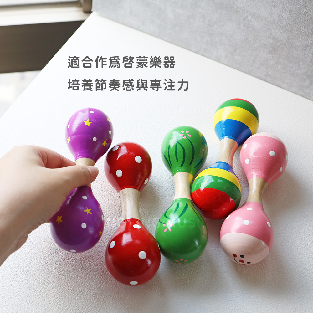 網拍圖_雙頭彩繪沙槌_3