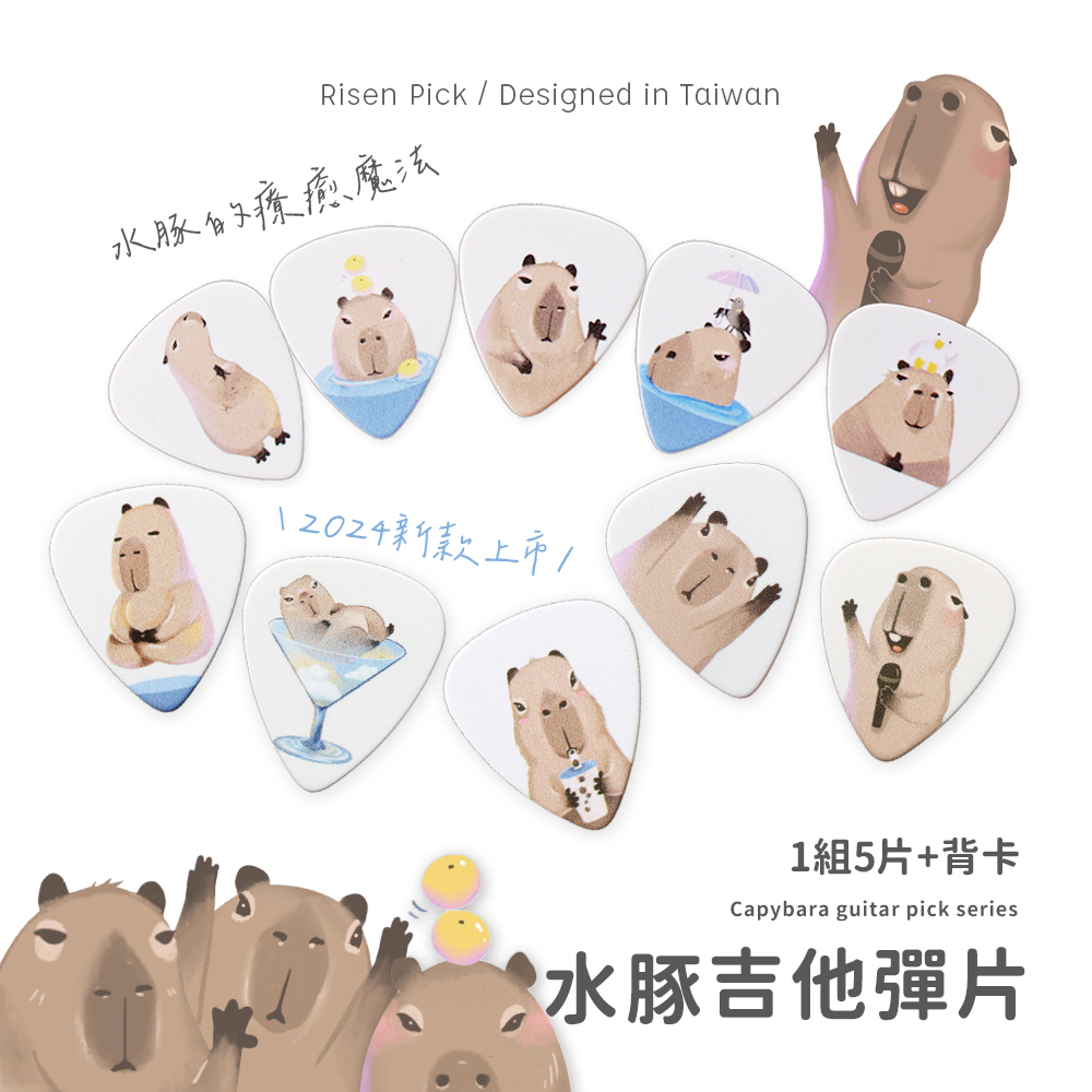 網拍圖_水豚吉他彈片_1