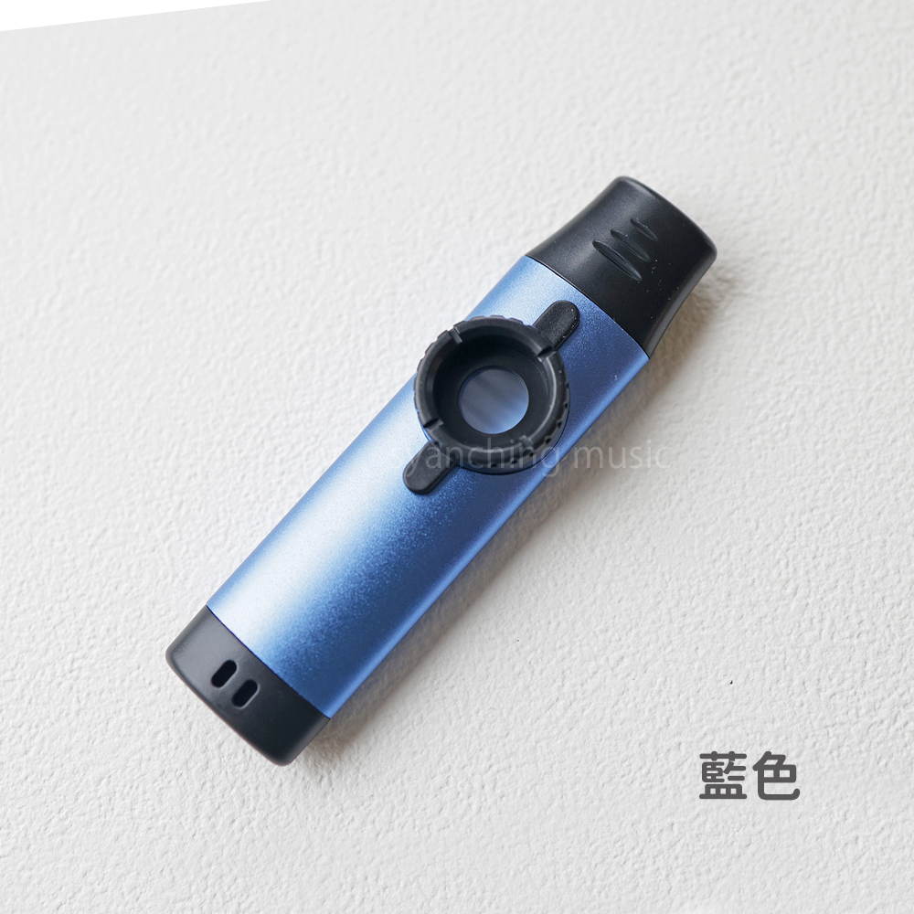網拍圖_專業款金屬卡祖笛_規格_藍色