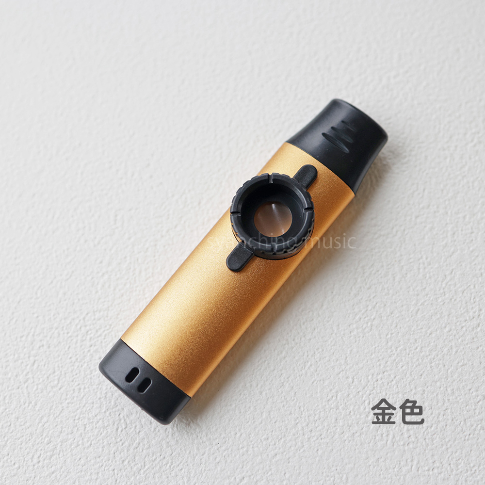 網拍圖_專業款金屬卡祖笛_規格_金色