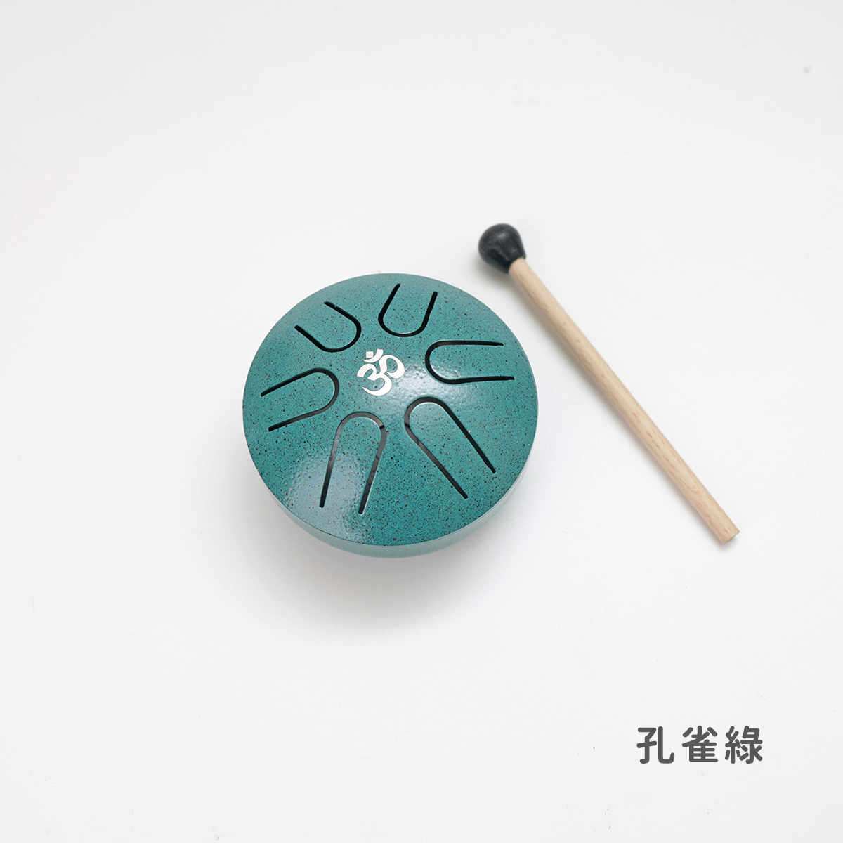 網拍圖_魯儒3吋6音迷你空靈鼓_規格_孔雀綠